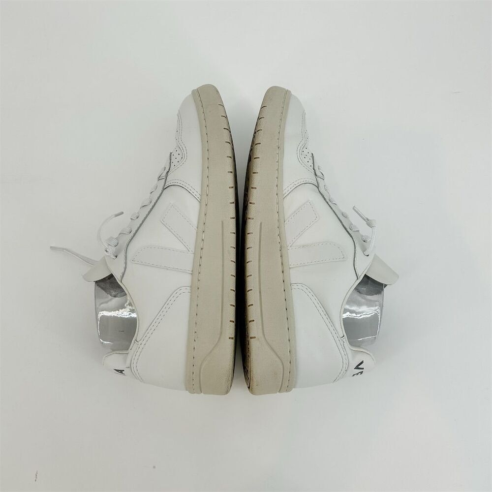Veja x Free People V-12 White Leather Sneakers Casual Athletic size 8/39 - Picture 4 of 9